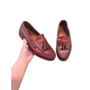 Allen Edmonds Maxfield Loafers Mens Size 10 Brown Leather Preppy Classic Office